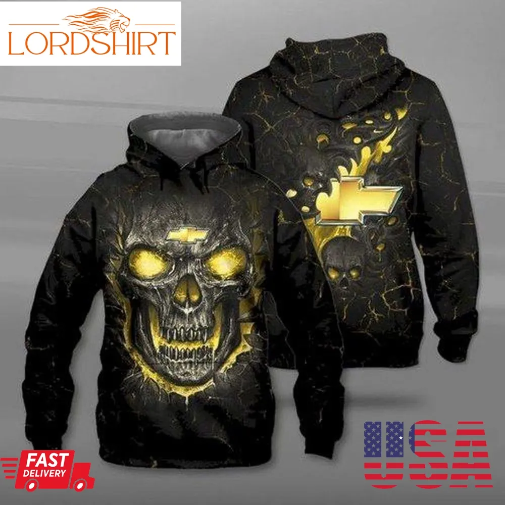 Guns N Roses Skull Men And Women 3D Full Printing Hoodie