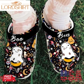 Halloween Boo Bees Crocs Crocband Clogs