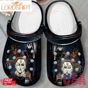 Halloween Crocs, Horror Crocs, Michael Myers Crocs, Jason Voorhees Crocs