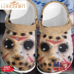 Halloween Halloween Jason Voorhees Mask Characters Horror Movie Crocs Crocband Clogs