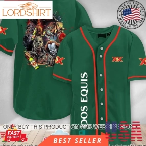 Halloween Horror Characters Dos Equis Baseball Jersey