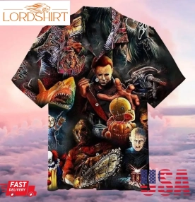 Halloween Horror Movies Hawaiian Shirt