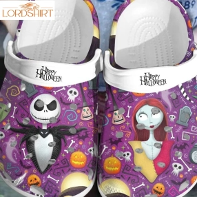 Halloween Jack Skellington Couple Crocs Clogs Halloweener