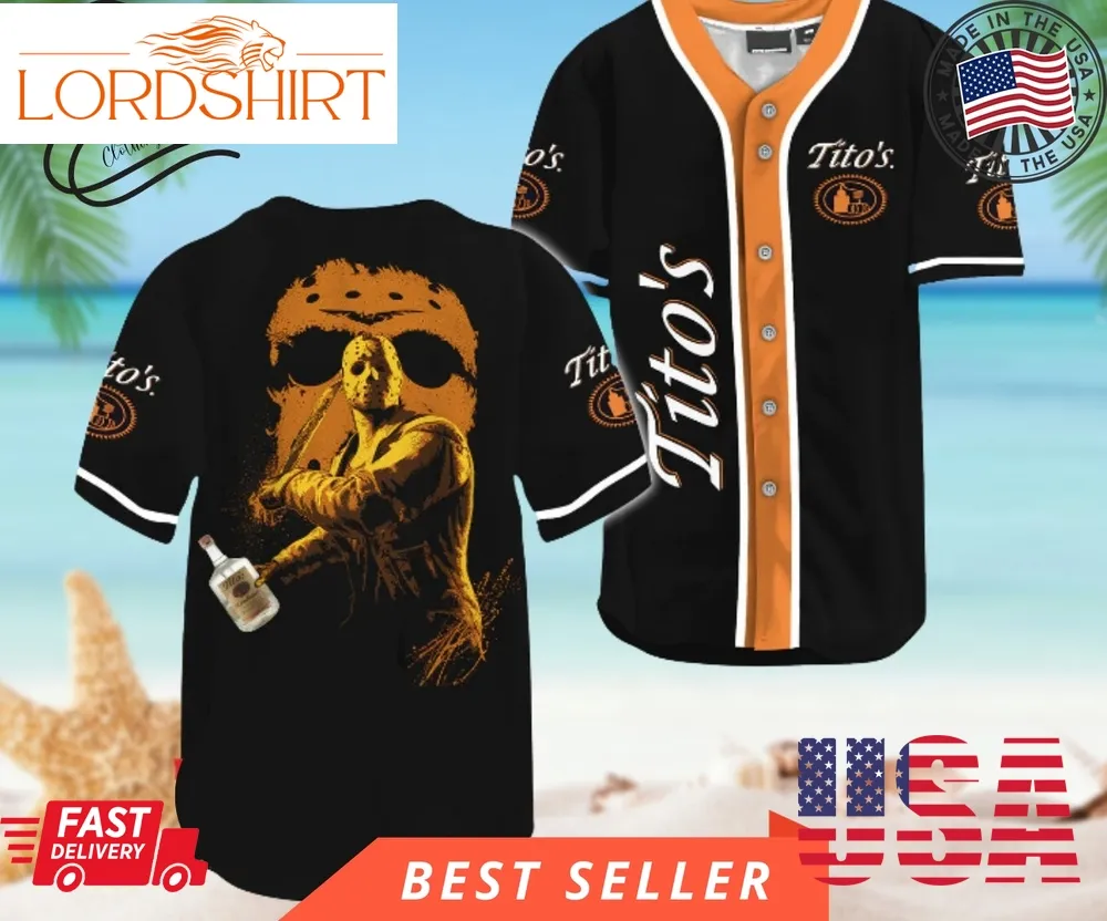 Halloween Jason Voorhees Friday The 13Th Baseball Jersey, Halloween Shirt, Hawaii Holiday Beach Flamingo Stag Brewery Summer