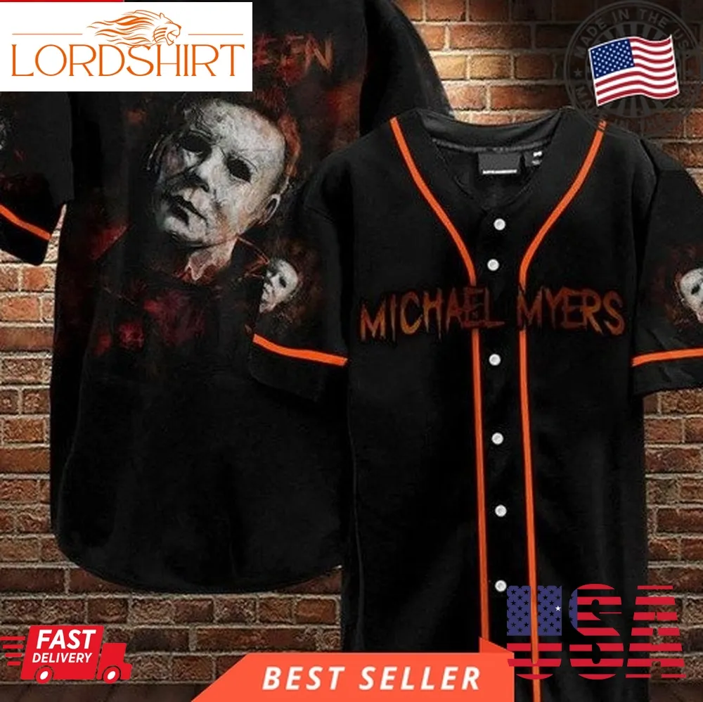 Halloween Michael Myers Baseball Jersey Shirt 040