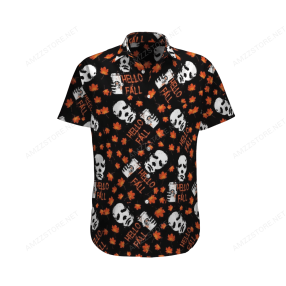 Halloween Michael Myers Hello Fall Hawaiian Shirt