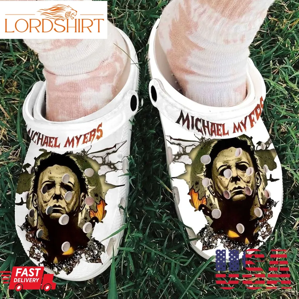 Halloween Michael Myers Murder Crocs Crocband Clogs