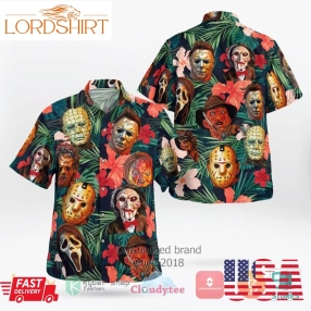 Halloween Movies Hawaiian Shirt