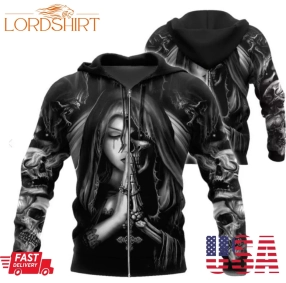 Halloween Skull Anime 3D Hoodie