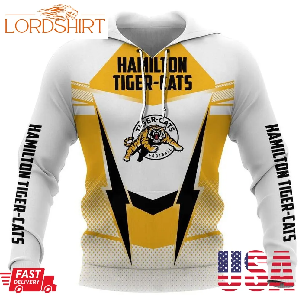 Hamilton Tiger Cats Cfl 3D Shirt, Hoodie