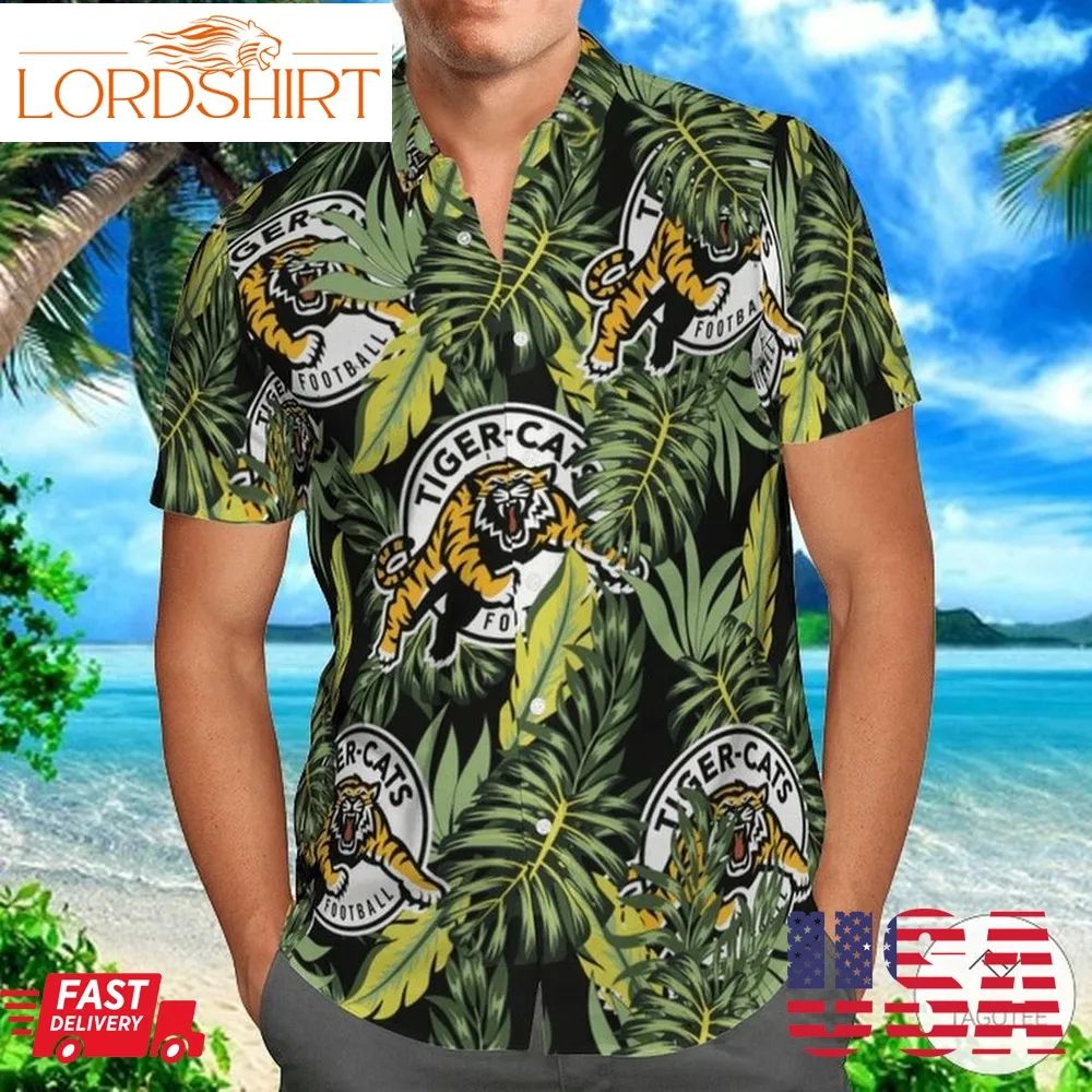 Hamilton Tiger Cats Hawaiian Shirt