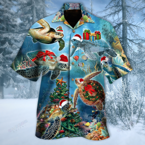 Have A Turtley Awesome Christmas Hawaiian Shirt Tv05702 Re