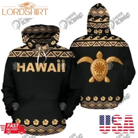 Hawaii Turtle Pullover Hoodie