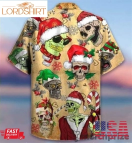 Hawaiian Aloha Shirts Smile Skull Christmas