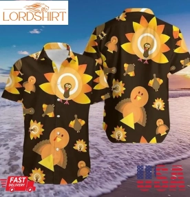 Hawaiian Aloha Shirts Thanksgiving Turkey Sun