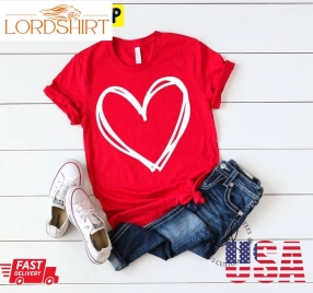 Heart Love Valentines Trending Unisex Shirt