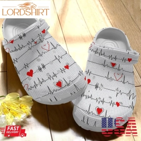 Heart Nurse Clog Crocs Crocband Clog