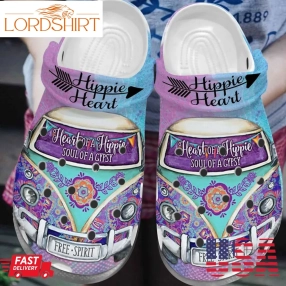 Heart Of A Hippie Clog Crocs Crocband Clog