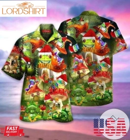 High Quality Hawaiian Aloha Shirts Amazing Christmas Frog Light