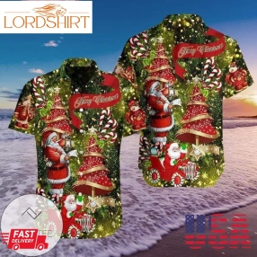 High Quality Hawaiian Aloha Shirts Believe In Magic Of Christmas Santa Claus 912L