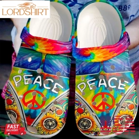 Hippie Clog Hippie Van Peace Crocs Crocband Clog