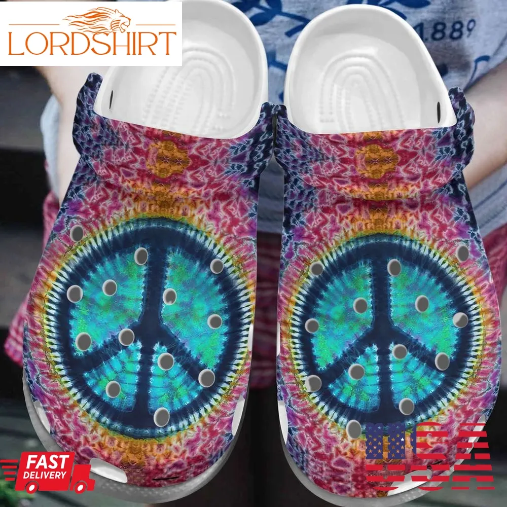 Hippie Clog Peace N Peace Crocs Crocband Clog