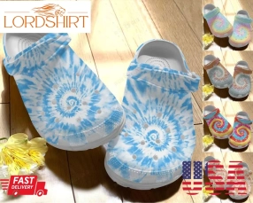 Hippie Crocs Classic Clog Tie Dye Shoes