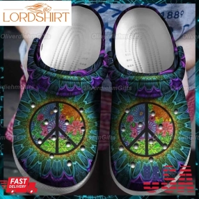 Hippie Crocs Crocband Rubber Crocs Crocband Clogs Comfy Footwear Tl97