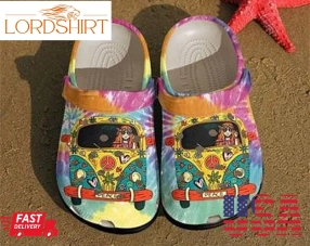 Hippie Girl Car Crocs Crocband Clog Clog Comfortable For Mens And Womens Classic Clog Water Shoes Comfortable