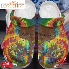 Hippie Personalize Clog Custom Crocs Fashionstyle Comfortable For Women Men Kid Print 3D Hippie Soul Q