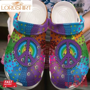 Hippie Personalized Clog Custom Crocs Comfortablefashion Style Comfortable For Women Men Kid Print 3D Hippie V1