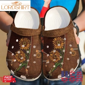 Hippie Sunflower Lover Sku 1316 Crocs Clog Shoes