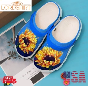 Hippie Sunflower Lover Sku 1361 Crocs Clog Shoes