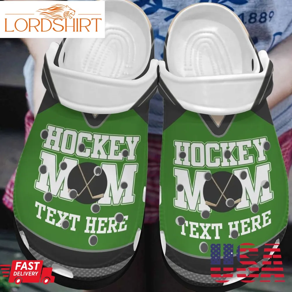 Hockey Clog Whitesole Personalized Hockey Mom Crocs Crocband Clog