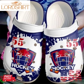 Hockey Personalized Ice Lover Club Sku 1382 Crocs Clog Shoes