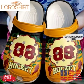 Hockey Personalized Just A Lover Sku 1384 Crocs Crocband Clog Comfortable For Mens Womens Classic Clog Water Shoes