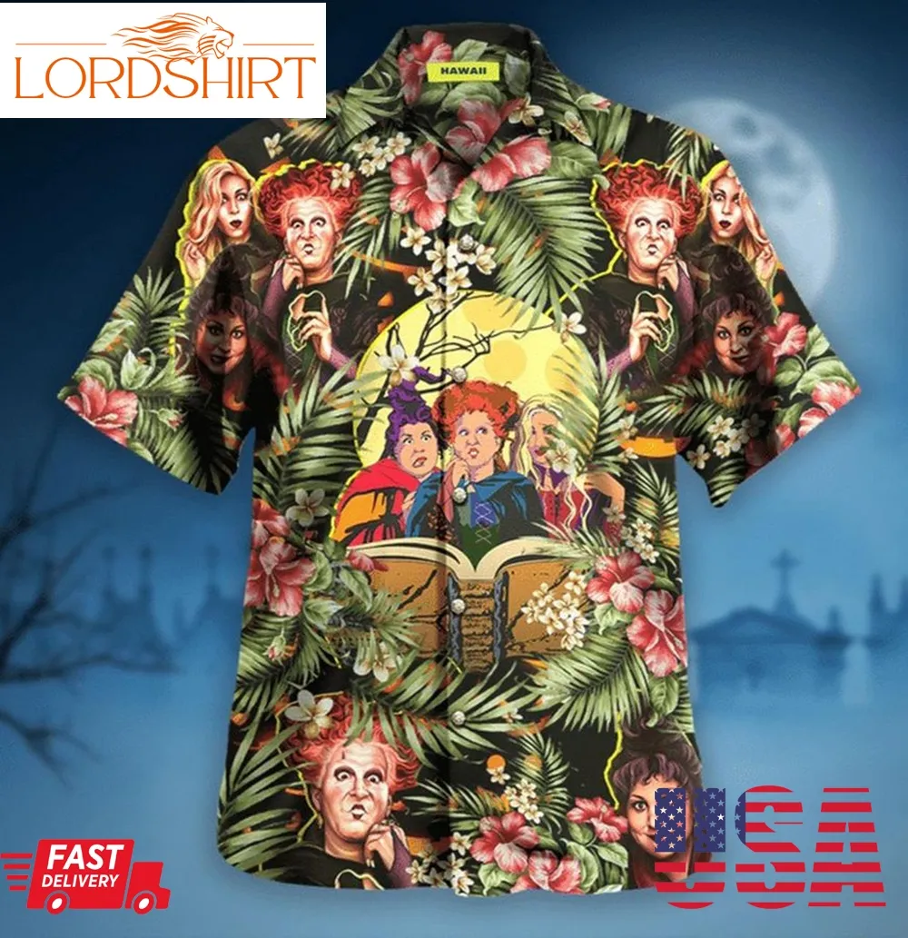 Hocus Pocus Halloween Hawaiian Shirt