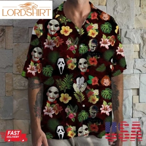 Horror Characters Halloween Hawaiian Shirt