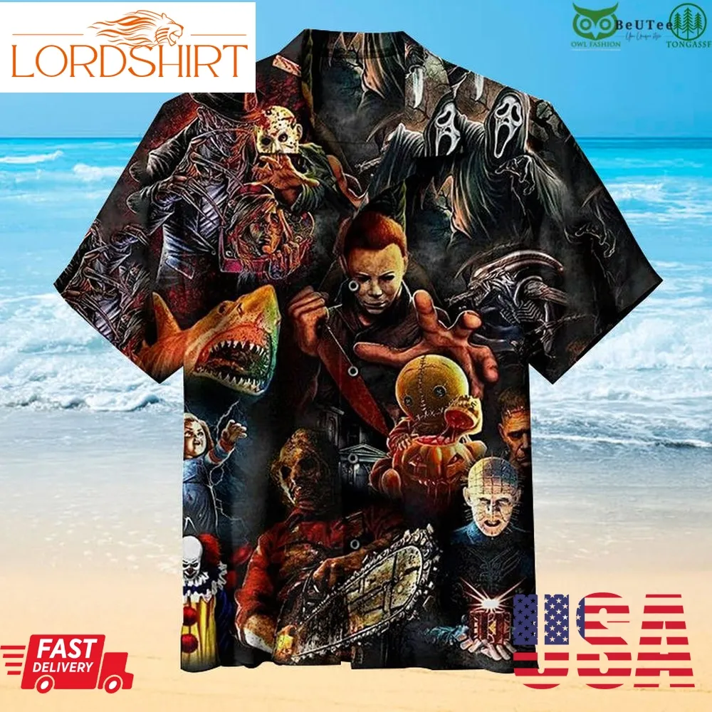 Horror Classic Halloween Hawaiian Shirt