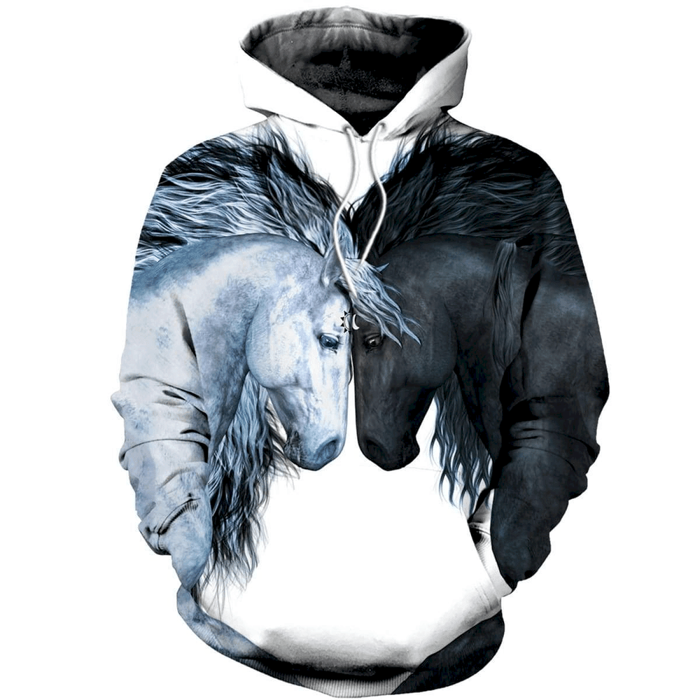 Horse Hoodie 3D Sp077 Custom