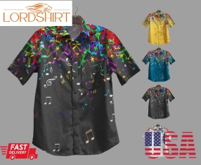 Hot Music Notes Hawaiian Shirt Summer Shirt