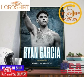 Hot New Ryan Garcia Winner By Knockout Poster Canvas Home Decoration