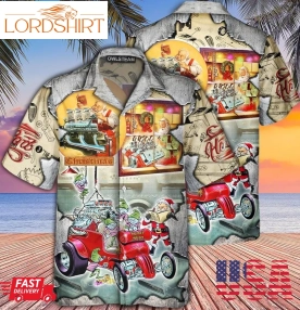 Hot Rod Christmas Hawaiian Shirt