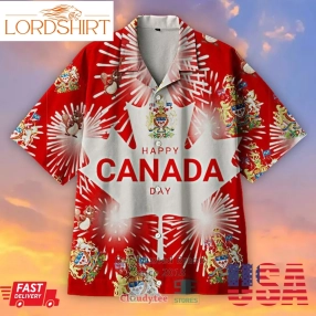 I Love My Motherland Canada Day Hawaiian Shirt