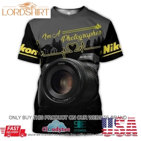 I'm A Photographe Heart 3D Hoodie, Shirt