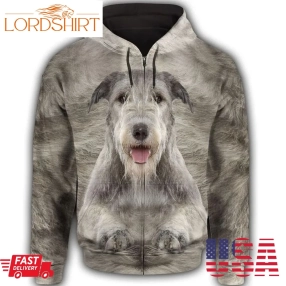 Irish Wolfhound 3D All Over Print Hoodie