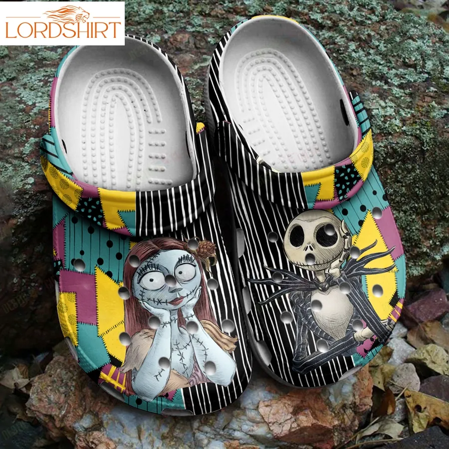 Jack And Sally Crocs Halloweener