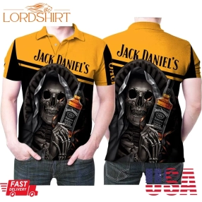 Jack Daniels American Whiskey Brand Drink Gift For Jack Daniels Fans Whiskey Lovers Polo Shirt All Over Print Shirt 3D T Shirt