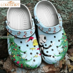 Jack Skellington And Grinch Christmas Crocs Clogs Halloweener