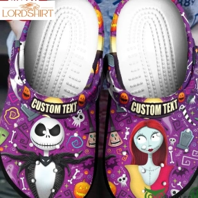 Jack Skellington And Sally He Nightmare Before Christmas Vangogh Painting Crocs Halloweener